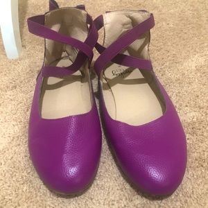 Mommy Bow Back Monkey Feet Ballet Flats